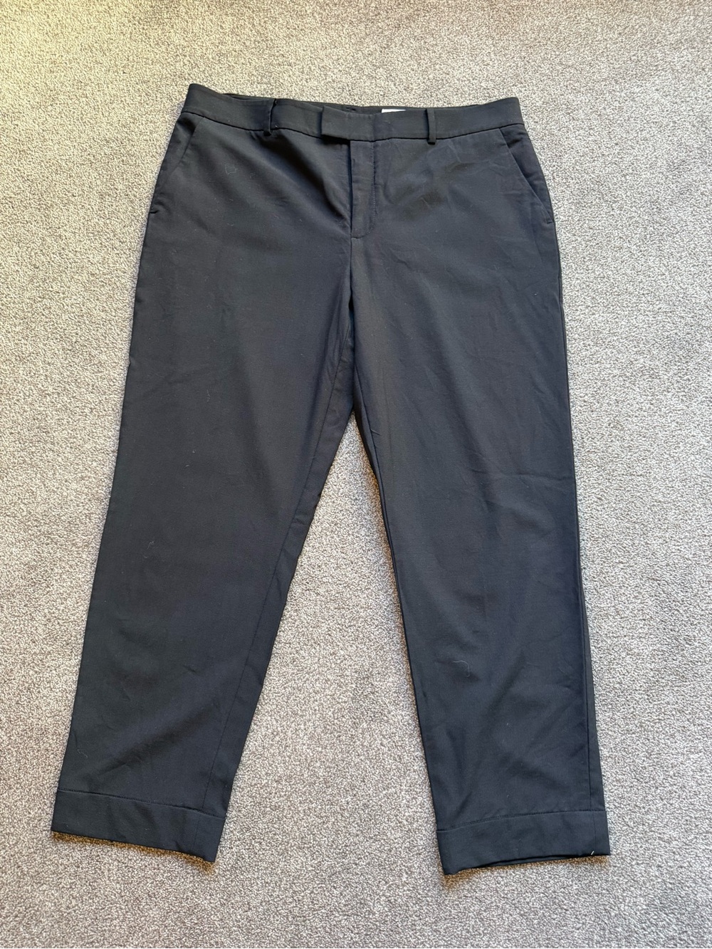 Club Monaco Black Ankle Cropped Dress Pants